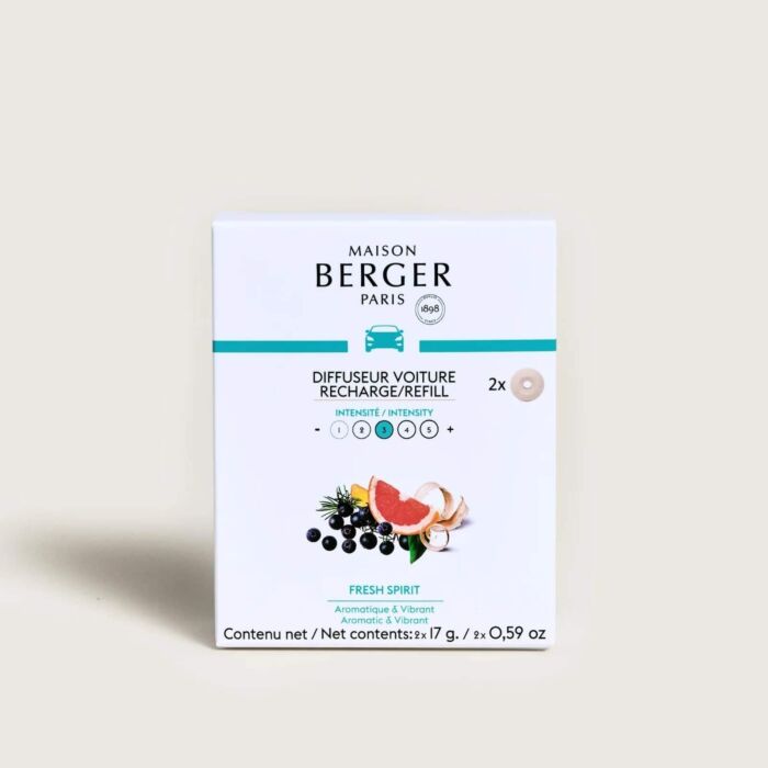 Maison Berger Fresh Spirit Car Diffuser Refills